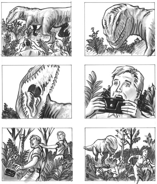 dino storyboards